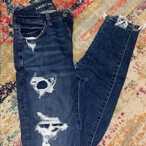american eagle jeans w rips